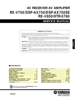 Yamaha DSPAX-750-SE - Service Manual